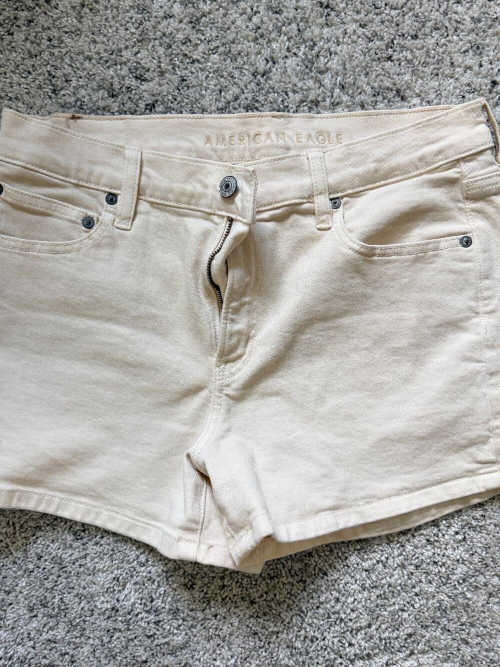 American Eagle Stretch Super High-Waisted Relaxed Short